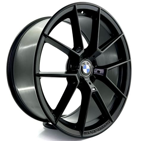 Jogo De Rodas Bmw Cs Touring Aro 19x85 Preto Semi Brilho 5x120 Et 35 Sigma Car