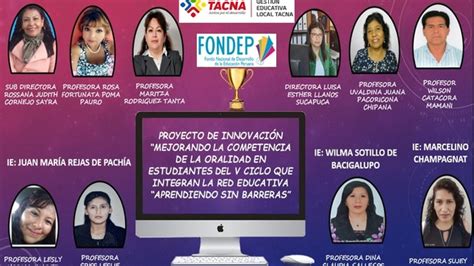 Ganadores Del Concurso Nacional De Proyectos De Innovaci N Educativa