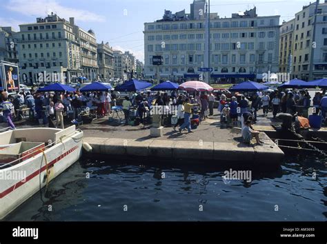 Marseille, France - The daily Fish Market at the Vieux Port / Old Stock ...