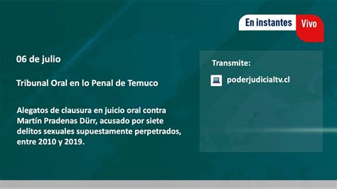 Segunda Jornada De Alegatos De Clausura En Juicio Oral Contra Martín