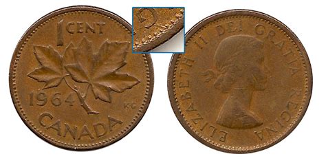 Coins And Canada 1 Cent 1964 Canadian Coins Price Guide And Values