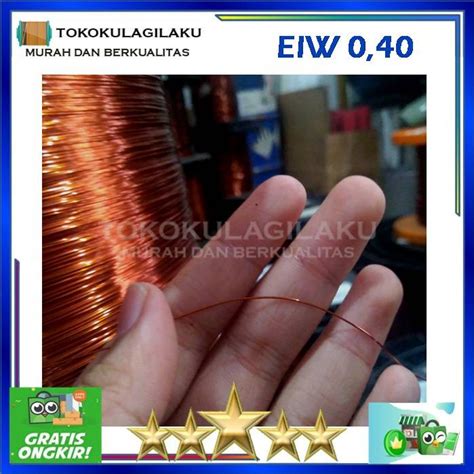 Jual Email Kawat Tembaga Supreme Eiw Ukuran 0 40 Mm Very Chip Shopee