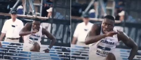 Video Of World Champion Hurdler With His Head Stabilized - borninspace