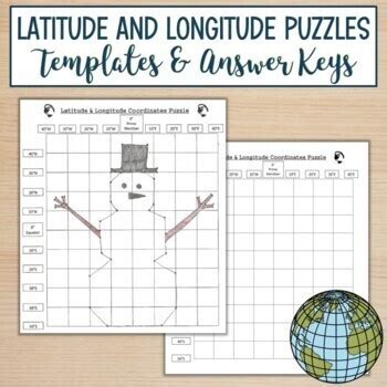 Latitude And Longitude Practice Puzzle Review Activity Ultimate