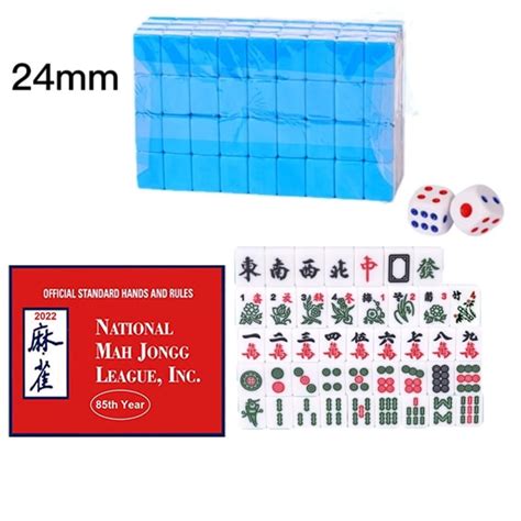 Autrucker Chinese Mahjong Game Set With Tiles Dice And Ornate