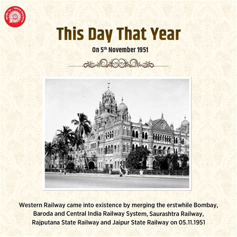 Southern Railway On Twitter RT RailMinIndia ThisDayThatYear On