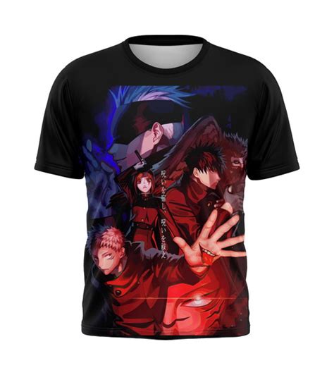 Camiseta Jujutsu Kaisen Sukuna Estampa Total Elo