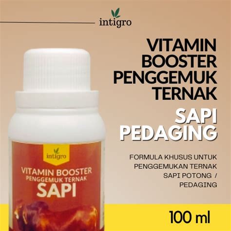 Jual Vitamin Sapi Agar Cepat Gemuk Vitamin Penggemuk Ternak Sapi Obat