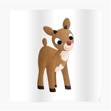 "Classic Rudolph" Poster for Sale by megsneggs | Redbubble