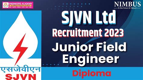 SJVN Recruitment 2023 Latest Jobs For Engineers CE ME EE