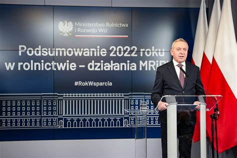 Rok W Rolnictwie Dzia Ania Ministerstwa Rolnictwa I Rozwoju Wsi