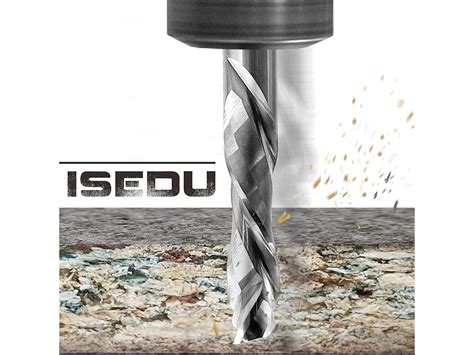 SPEED TIGER ISEUD Carbide Spiral Router Bits Up Down Compression Bit