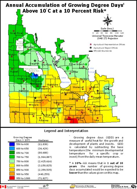 Province Of Manitoba Agriculture Agricultural Climate Of Manitoba