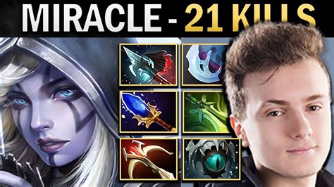 Drow Ranger Gameplay Miracle With 21 Kills And Hurricane Ringmaster