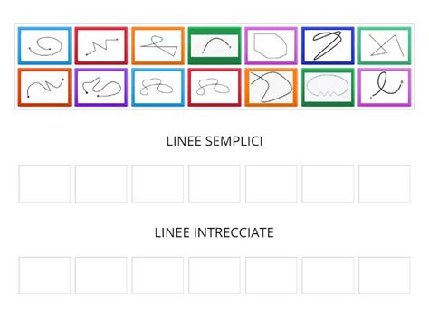 Linee Semplici O Intrecciate Group Sort