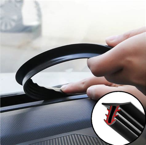 Car Sticker Dashboard Sealing Strip Noise Sound Insulation Rubber