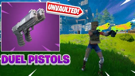 Fortnite Duel Pistols Unvaulted Gameplay Fortnite Battle Royale