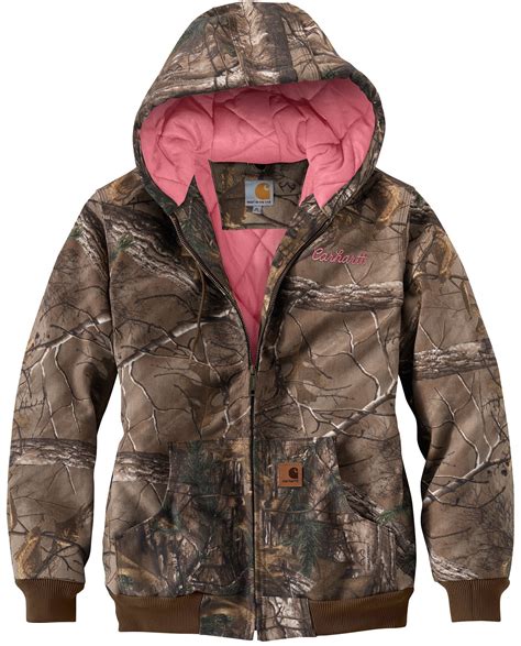 Carhartt Womens Quilted Lined Camo Active Jacket Camo Outfits