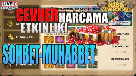 Cevher Harcama Sohbet Muhabbet Rise Of Kingdoms Youtube