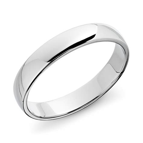Classic Wedding Ring In 14k White Gold 5mm Blue Nile