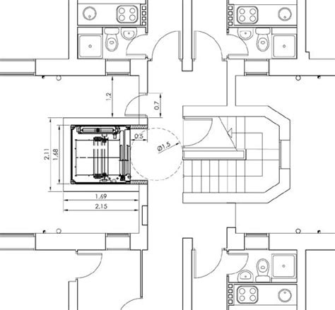 Planta Tipo Implantaci N Ascensor Arquitectura Ingenieria Y Proyectos