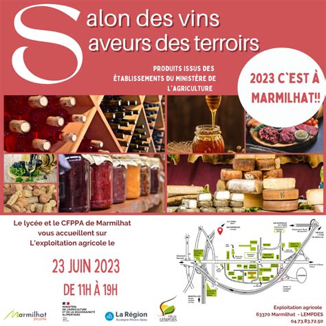 Salon Vins Saveurs Des Terroirs EPL De Marmilhat