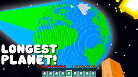 How I Found Secret Road To Longest Planet In Minecraft Secret Planet