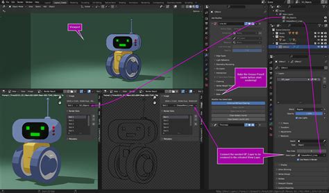 Lineart Grease Pencil Line Art Layer How To Place It Into A Render