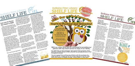 Join Our Mailing List : News : Indiana Free Library