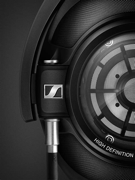 Sennheiser Hd 820 Over The Ear Audiophile Headphones Ring Radiator Drivers With Glass Reflector