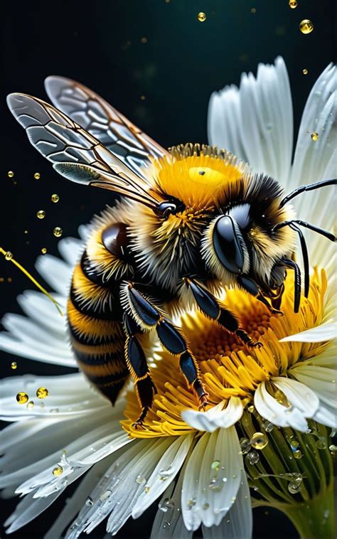 Pin Von Tina Pickett Auf Bees In 2024 Biene Kunst Bunte Bilder