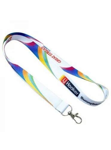 Inch Multicolor Printed Polyester Neck Lanyard For Id Card At Rs