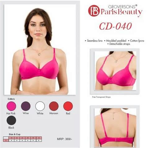 Plain Lycra Cotton Ladies Padded Bra Pink At Rs 1007box In Patna Id 2851325411530