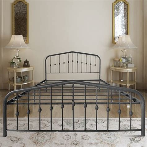 Casainc Platform Bed Black Full Metal Platform Bed In The Beds