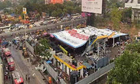 Mumbai Hoarding Tragedy Toll 14