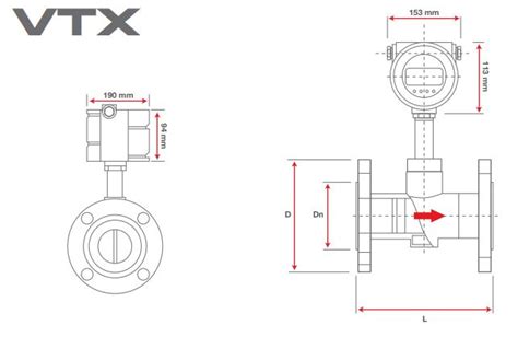 VTX 050 MEDIDOR DIGITAL VORTEX 2 EN ACERO INOXIDABLE SERIE INDUSTRIAL