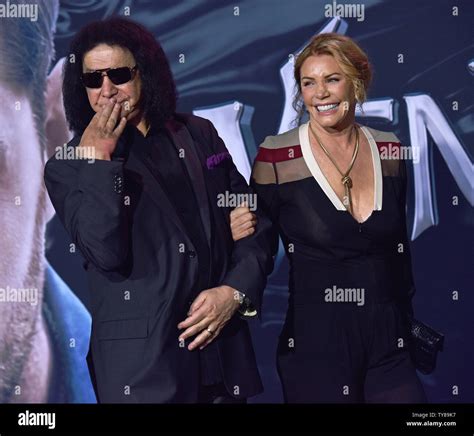 Gene Simmons L And His Wife Shannon Tweed Simmons Attend The Premiere