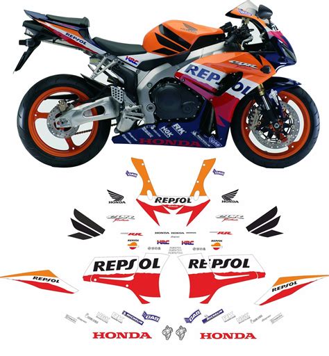 Zen Graphics Honda Cbr Rr Full Repsol Wsb Race Replica