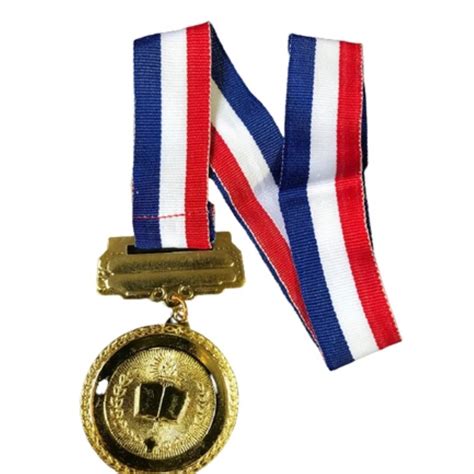 Medal Awards Book Torch Medal Gold Cms With P V C Box Pes Per