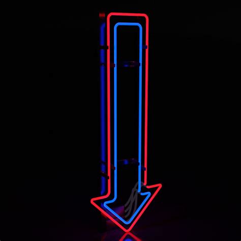 Neon Arrow Sign 3D Model