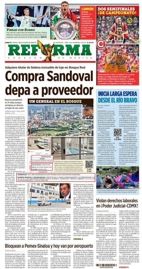 Reforma On Twitter Compra Sandoval Depa A Proveedor Inicia Larga