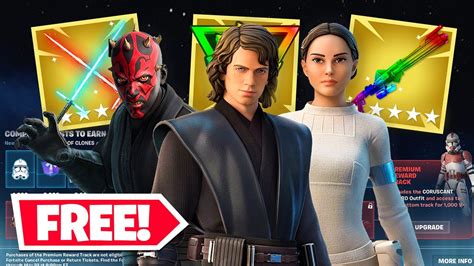 Free Star Wars Battle Pass In Fortnite Youtube