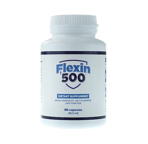 Flexin 500 е хранителна добавка за по здрави стави и хрущяли