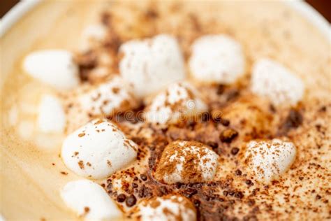 Cup Hot Cocoa Stock Image Image Of Coffee Bokeh Macro