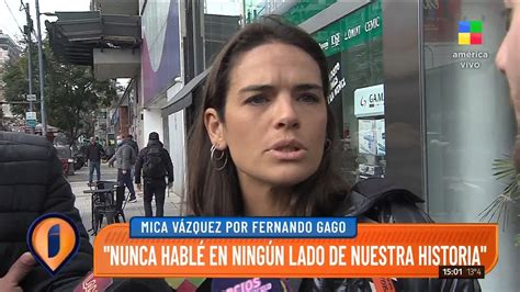 La palabra de Mica Vázquez luego de sus declaraciones sobre Fernando