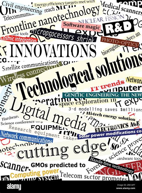 background editable vector illustration  technological headlines