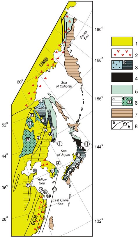 Distribution Of The Jurassic And Early Cretaceous Complexes Along The