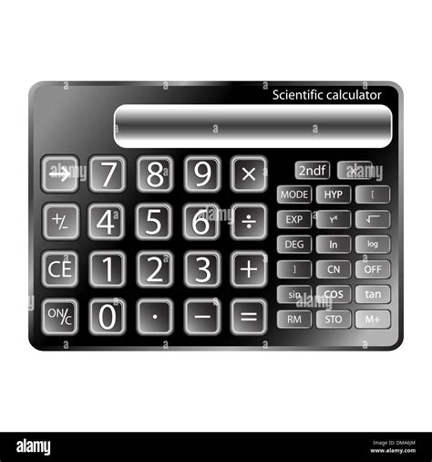 Scientific Calculator Stock Vector Images Alamy