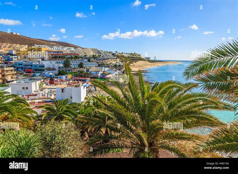 View Of Morro Jable Town On Jandia Peninsula Fuerteventura Canary