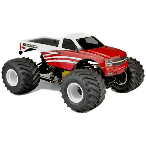 Purchase Jconcepts 2005 Chevy 1500 Mt Single Cab Monster Truck Body Clear